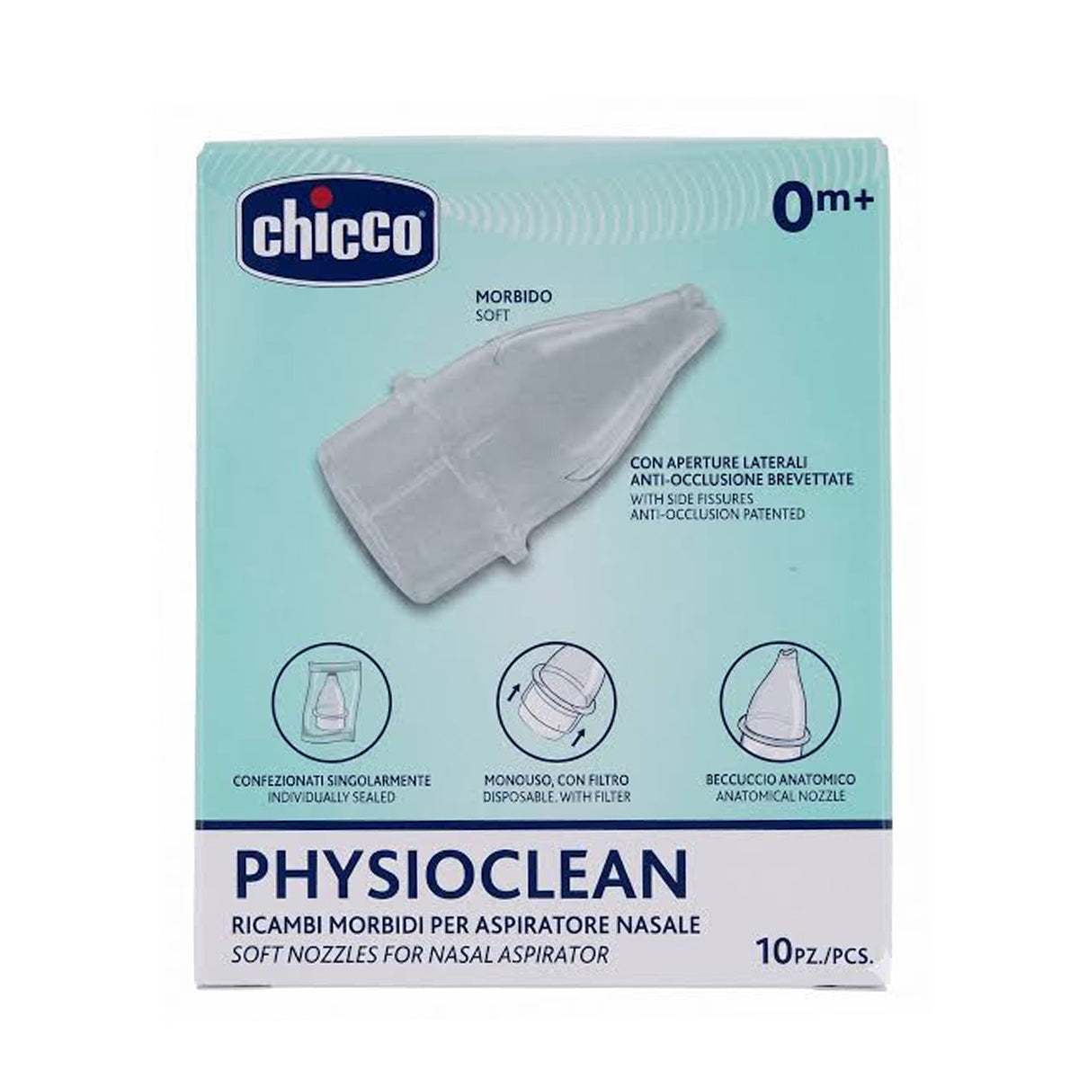 Chicco Soft Nozzles for Physioclean Nasal Aspirator 10 pcs